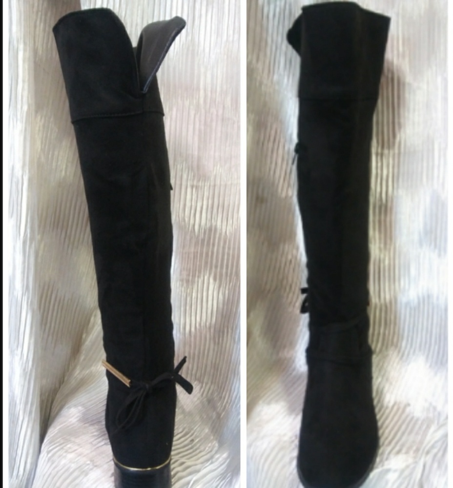 ๐Women's Tall Faux Suede Knee High Boots ๐ - Picture 5 of 8